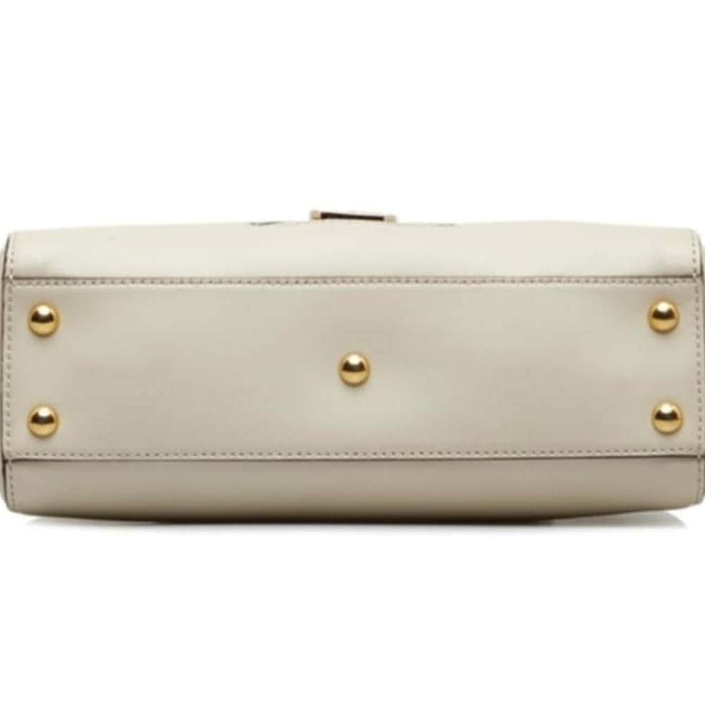 Gucci White Leather Satchel with Classic Silhouette - Picture 4 of 10